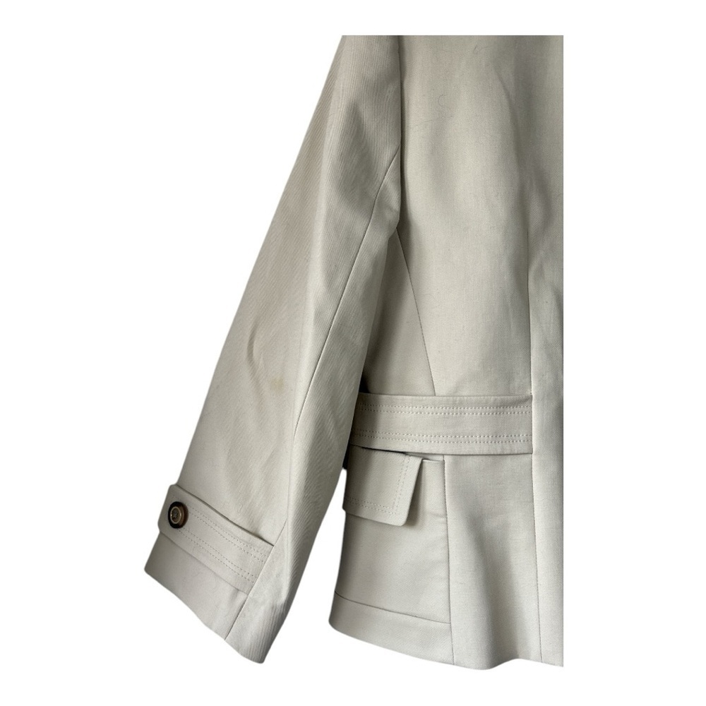 Antonio Melani Women's Khaki Solid Long-Sleeve Lined Blazer Jacket Size 6 - Picture 5 of 5